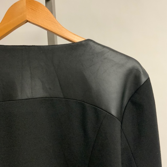 Pure Energy Black Mixed Media Jacket- Size Large - Picture 10 of 11